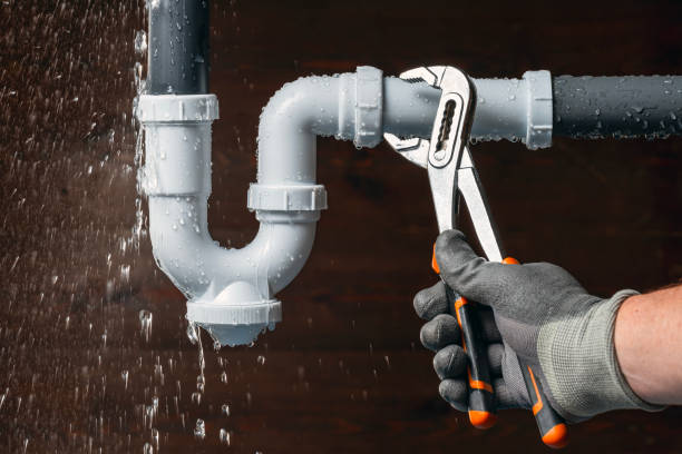 Professional Gas Line Repair technician working in Camp Lake, WI